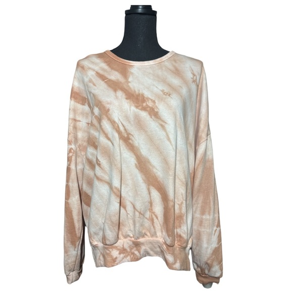how. very. loved Tie Dye Pullover High-Low Crewneck Sweatshirt. Measures as Med - Picture 1 of 7